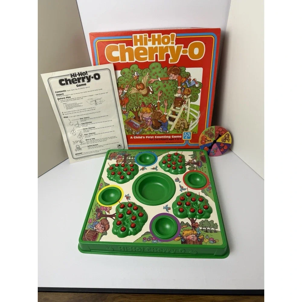 Vintage 1985 - Hi Ho! Cherry-O Kids Counting Game by Golden - 100% Complete